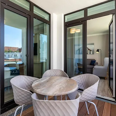 Apartman Travemuende Covered Balcony *
